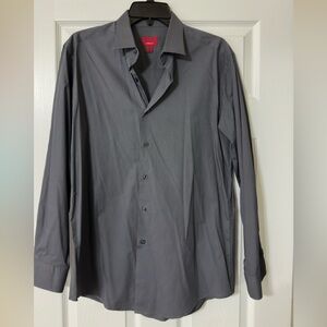 Alfani, Slim Fit, Stretch, Long Sleeve Button Down, Collared Dress Shirt